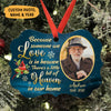 Because Someone We Love Is In Heaven, Personalized Aluminium Ornaments, Custom Photo Gift