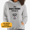 This Dog Mom, Personalized Custom Hoodie, Sweater, T shirts, Mother's Day Gift for Dog Lovers