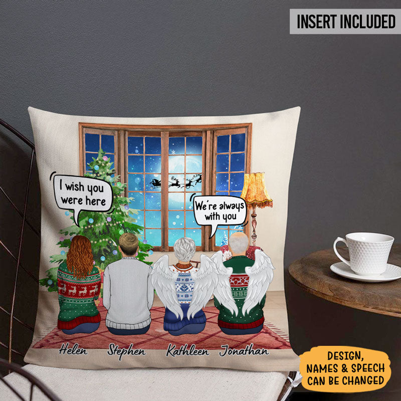 Still Talk About You Family Memorial Conversation, Memorial Gift, Personalized Pillow