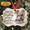 We Had A Great Time, Personalized Aluminium Ornaments, Custom Photo Gift, Christmas Gift For Pet Lovers