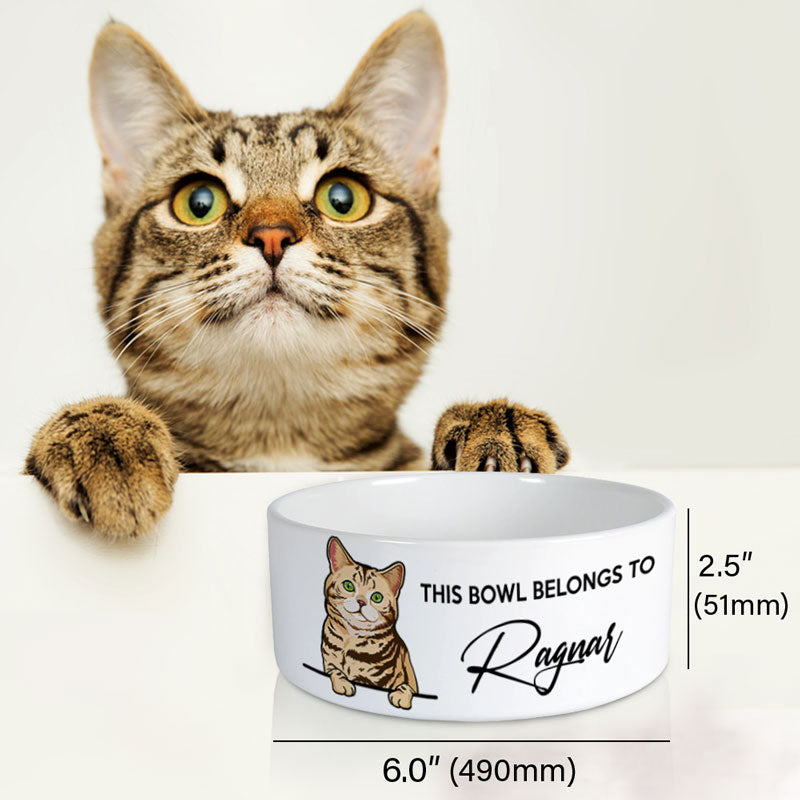 Personalized pet bowls, unique gifts for dog lovers cat lovers