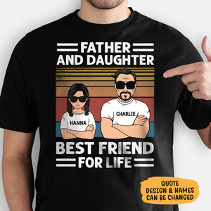 Custom Father and Daughter Kid Quote, Personalized Father and Daughter Shirt