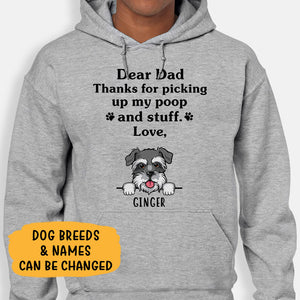 Thanks for picking up, Personalized Custom Hoodie, T shirts, Christmas Gift for Dog Lovers