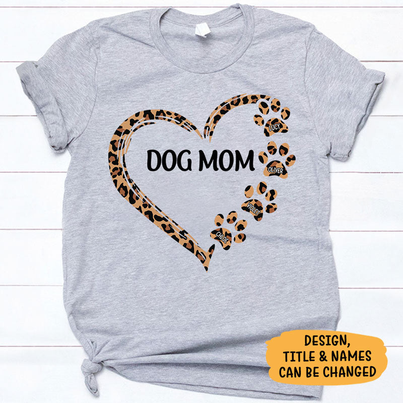 Love Paw Dog Mum Personalized Shirt Gift For Dog Lovers Mother s Day Gifts