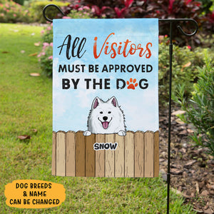 Be Approved, Custom Dog Flags, Personalized Dog Decorative Garden Flags