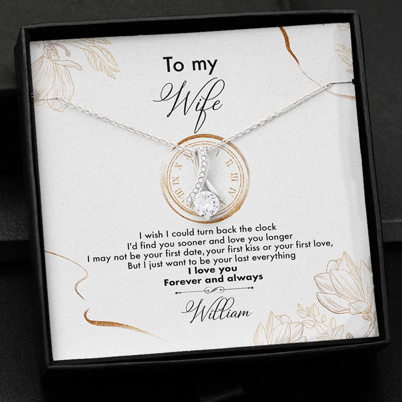I May Not Be Your First Date, Personalized Luxury Necklace, Message Card Jewelry, Gifts For Her