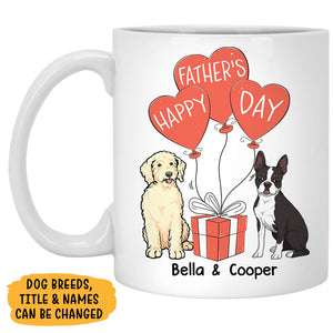 Happy Mother's Day Dog Balloon, Personalized Accent Mug, Gift For Dog Lovers