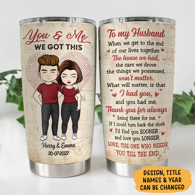 Anniversary Tumbler Cup Funny Birthday Gift For Men Boyfriend Husband Him  C-27B