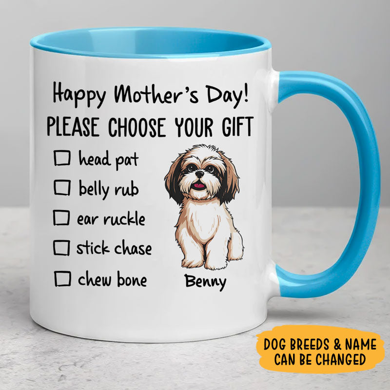 Please Choose Your Gift, Personalized Mug, Father's Day Gifts, Gift For Dog Lovers