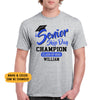 Senior 2021 Skip Day Champion Custom Name Shirt, Personalized Graduation Gift, Custom Tee