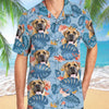 Tropical Leaf Photo, Personalized Hawaiian Shirt, Custom Photo