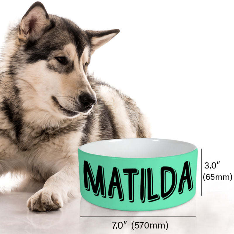 Unique Personalized Custom Dog Bowls, Gift for Dog Lovers