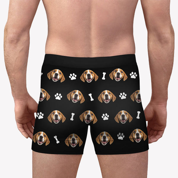 Pet Face Boxer Brief, Personalized Boxer, Funny Gift For Him, Custom P ...