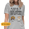 Reason I Wake Up, Personalized Shirt, Customized Gifts for Dog Lovers, Custom Tee