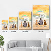 I Still Talk About You I Miss You, Personalized Custom Canvas, Custom Gift for Dog Lovers, Memorial Gift