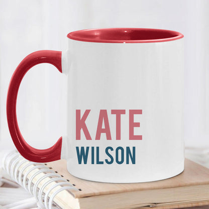 Personalized Name Mug, Custom Mug For Couples, Gift For Him, Gift For Her, Custom Gifts For Friends