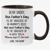 I'll Be Snuggled Up In Mommy's Belly, Personalized Mug, Father's Day Gifts for Expecting Dads