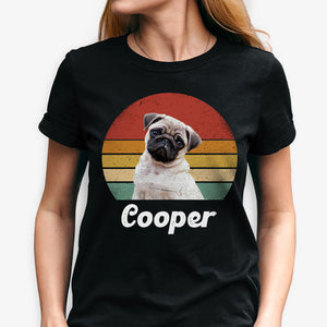 Custom Photo Dark Color T Shirt, Personalized Gifts for Pet Lovers, Gift For Your Loved Ones