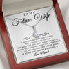 The Day I Met You, Personalized Luxury Necklace, Message Card Jewelry Gift For Her