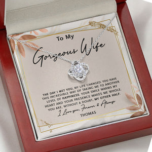 My Other Half, Personalized Message Card Jewelry, Valentine's Day Gift For Her