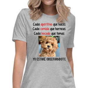 Every Snack You Make Custom Photo Spanish Espanol, Father's Day Gift, I Woof You, Personalized Gifts For Dog Lovers