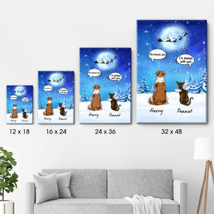 I Still Talk About You, Personalized Custom Canvas, Custom Gift for Pet Lovers, Memorial Gift