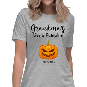 Grandma's Little Pumpkins, Custom Tee, Personalized Shirt, Funny Family gift for Grandmother