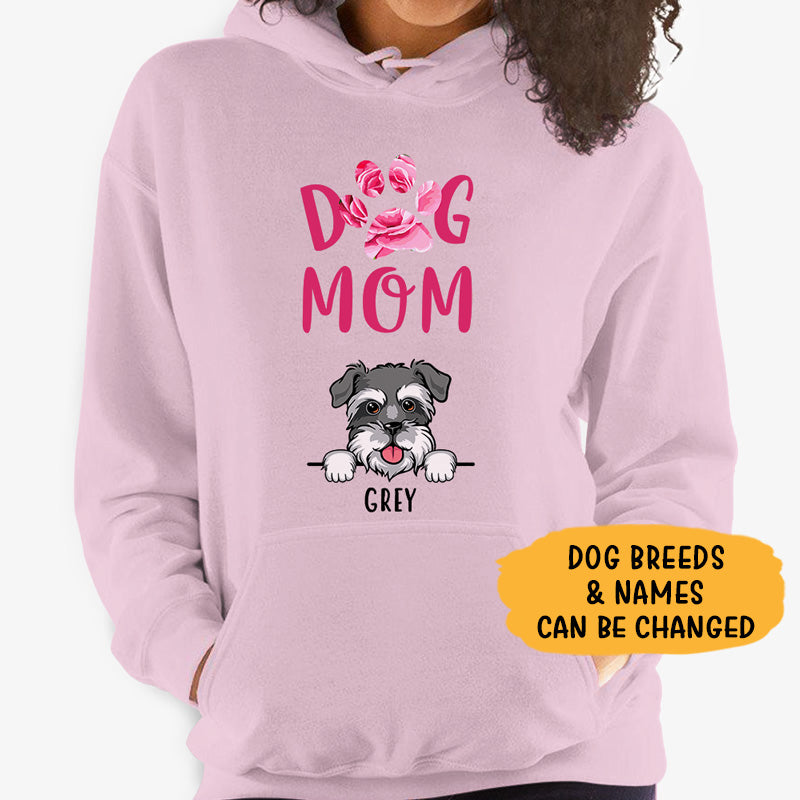 Personalized Boxer Mom Hooded Sweatshirts by Lucky Dog Swag