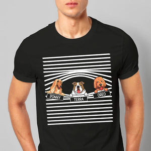 Unique Dark Color Custom T Shirt, Personalized Gifts for Dog Lovers