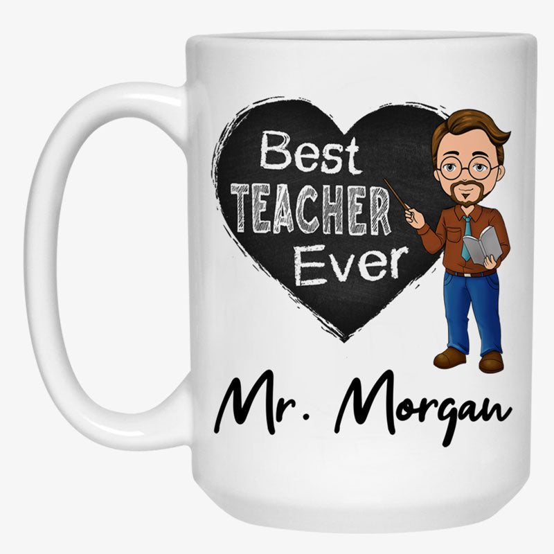 Custom Inspirational Teacher Quote, Personalized Back To School Mug, Travel Mug, Teacher Gift