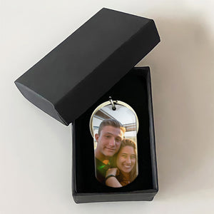 Distance Has Nothing On Us, Personalized Keychain, Anniversary Gifts For Him, Custom Photo