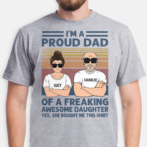 Custom Father and Daughter Quote, Personalized Shirt, Gifts for Father and Daughter