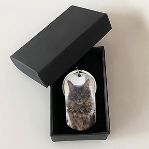 Don't Cry For Me, Personalized Keychain, Pet Memorial Gifts, Gifts For Cat Lovers, Custom Photo