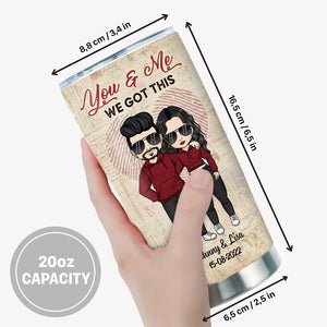 When We Get To The End, Personalized Tumbler Cup, Anniversary Gifts For Couple