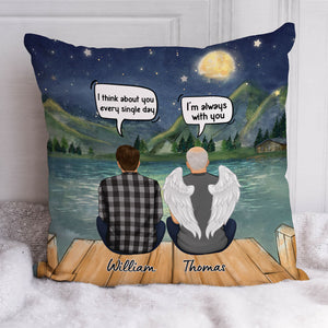 Still Talk About You Conversation, Memorial Gift, Personalized Pillow