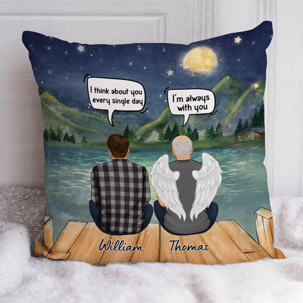 I Still Talk About You Couple, Memorial Pillow, Personalized