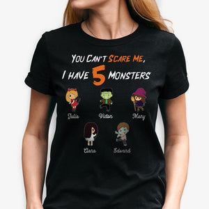 You Can't Scare Me, Custom Little Monsters, Halloween Shirt, Sweater, Hoodie, Personalized Family Gift
