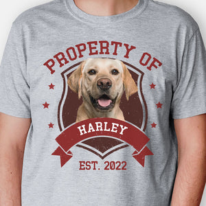 Property Of Pet, Personalized Shirt, Custom Gift For Pet Lovers, Custom Photo