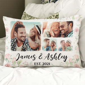  Custom Photo Pillows(Inserts Included), Couple Photo