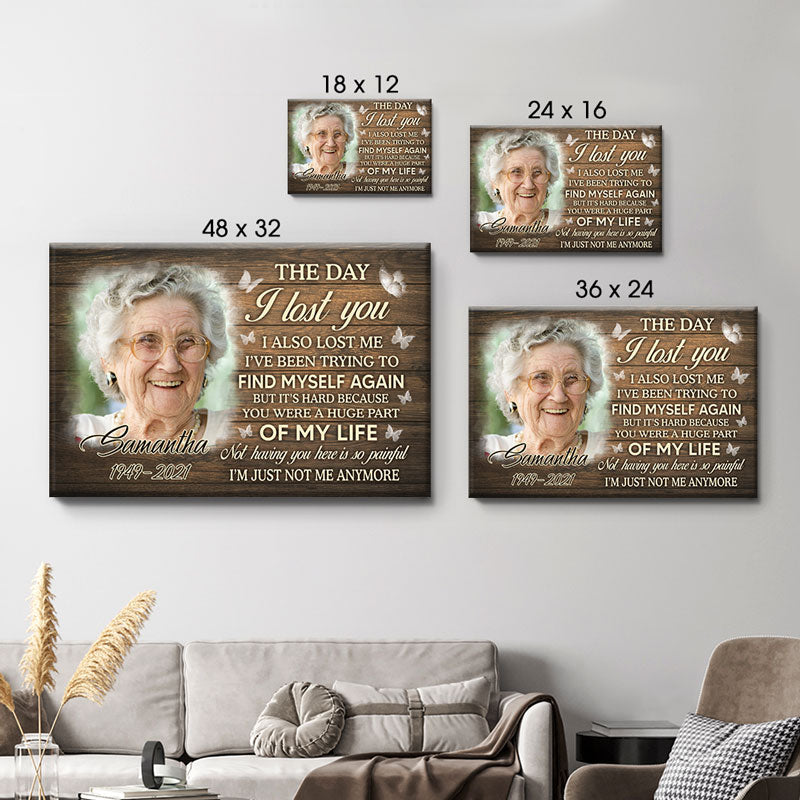  Personalized Memorial Canvas Wall Art For Loss Of