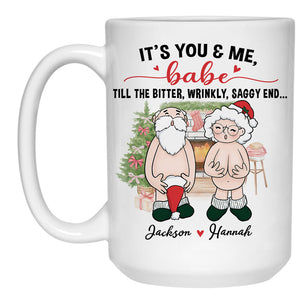 It's You And Me Babe, Personalized Accent Mug, Funny Gift For Couple
