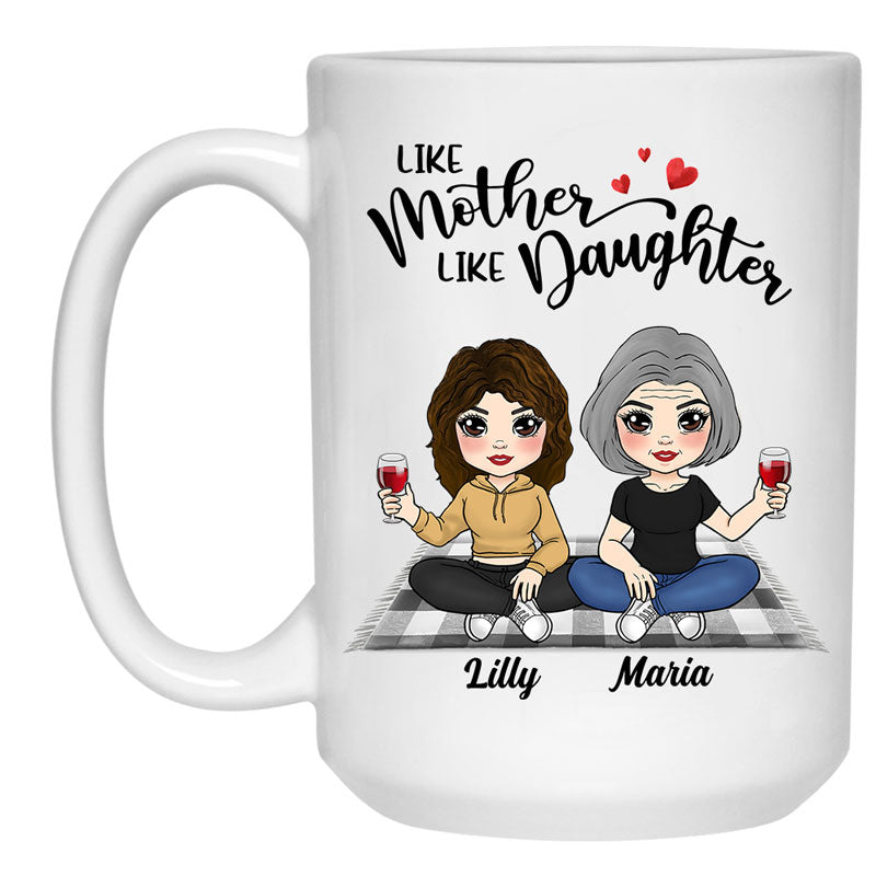 Like Mother Like Daughter Oh Crap, Personalized Mothers Day Mug, Gift For  Mother From Daughter - Mugs, Facebook Marketplace