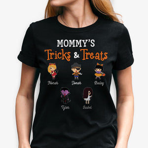 Tricks and Treats Custom Title, Halloween Shirt, Sweater, Hoodie, Personalized Family Gift