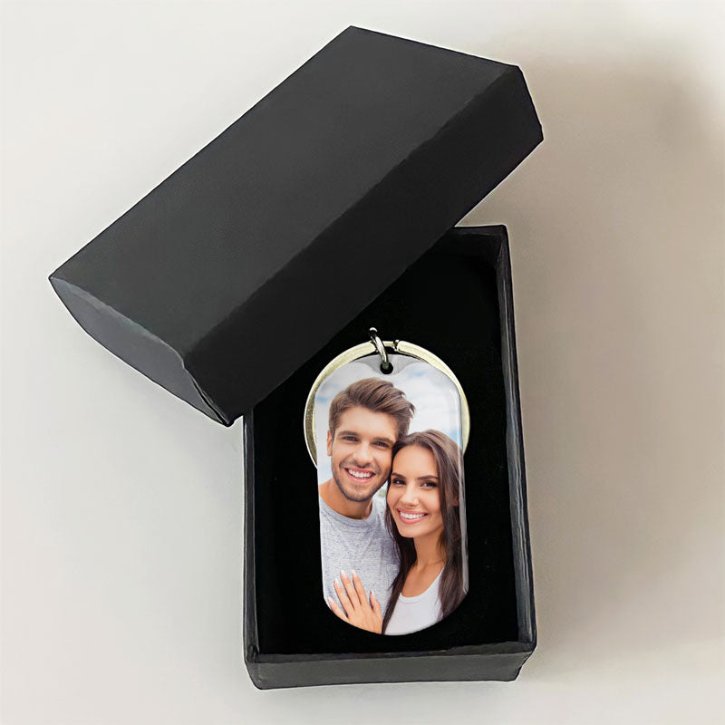 Anniversary Gifts Custom Photo Keychain Personalized Photo Album Keyri –  customphotokeychain