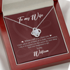 When I Tell You I Love You, Personalized Luxury Necklace, Message Card Jewelry, Gifts For Her