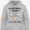 My Dog Isn't Spoiled I'm Just Well-Trained, Personalized Shirt, Custom Gifts For Dog Lovers