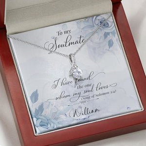 I Have Found The One, Personalized Luxury Necklace, Message Card Jewelry, Gifts For Her