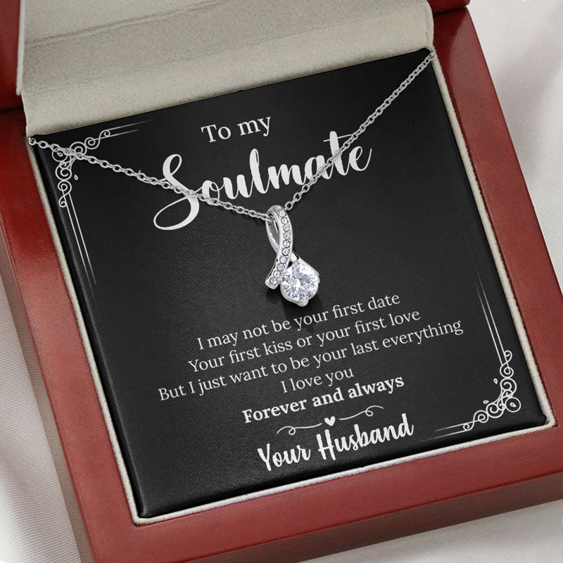 Be Your Last Everything, Personalized Luxury Necklace, Message Card Jewelry, Gifts For Her