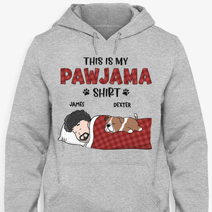This Is My Pawjama Shirt Red Plaid Pattern, Personalized Shirt, Custom Gifts For Dog Lovers