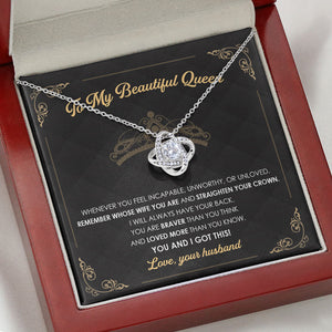I Will Always Have Your Back, Personalized Luxury Necklace, Message Card Jewelry, Gifts For Her